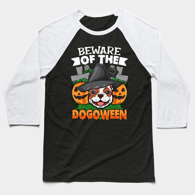 Fur-tastic Halloween Hound Dog Witch Costume Baseball T-Shirt by Rosemat